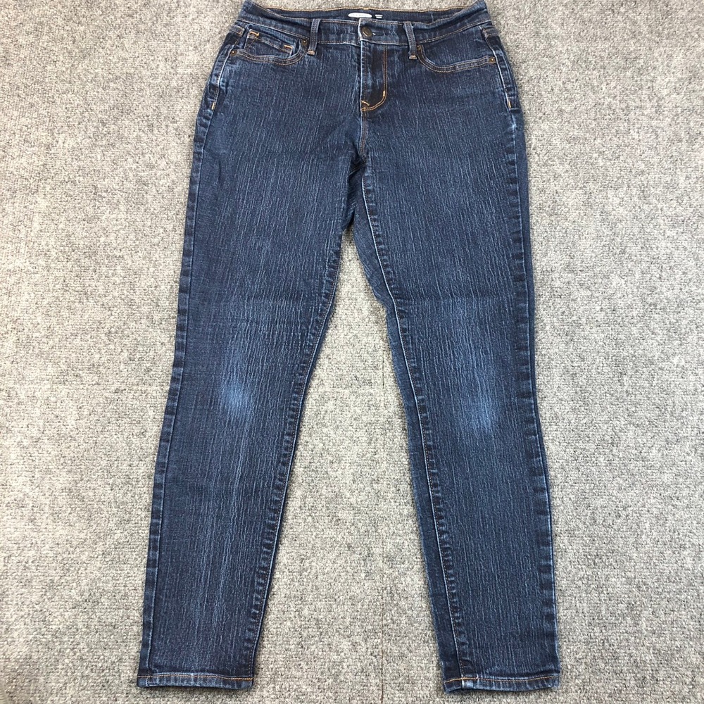 Old Navy Curvy‎ Skinny Jeans Dark Wash Women Size 2 Short 28x26
